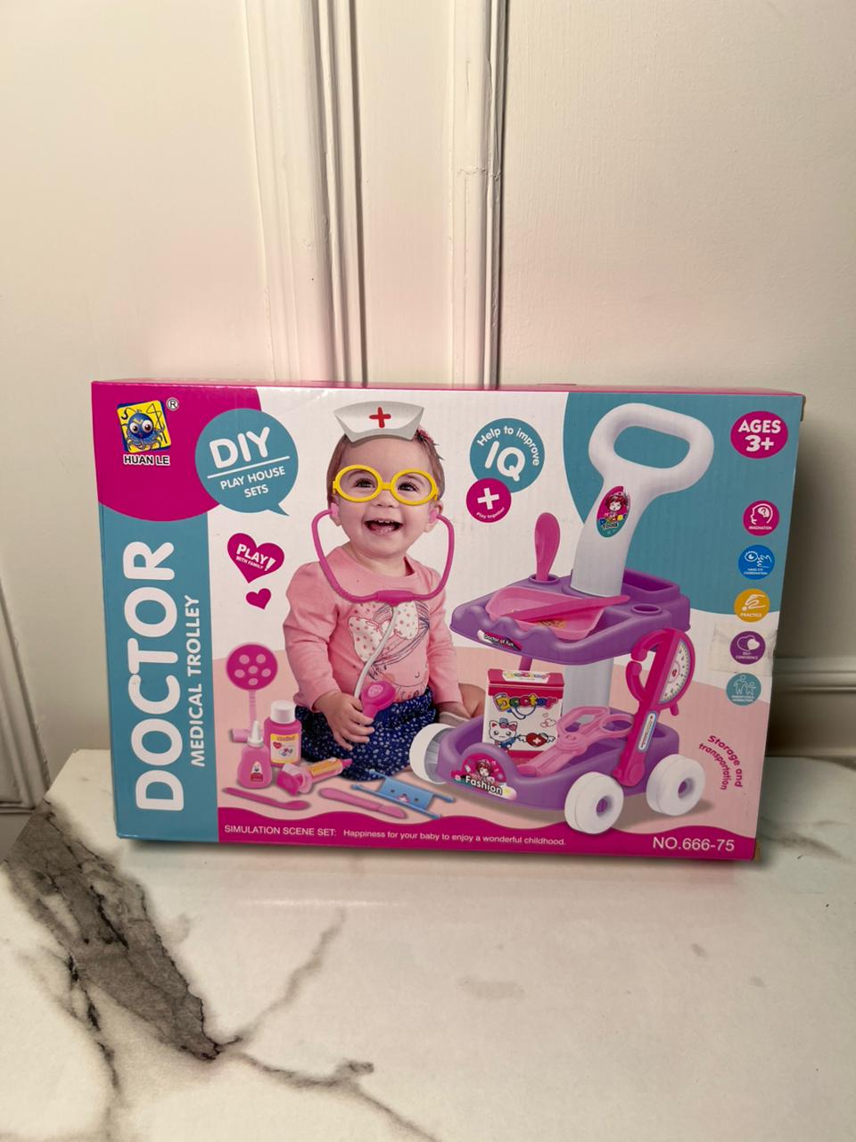 Doctor Set Kit with Trolley and Accessories