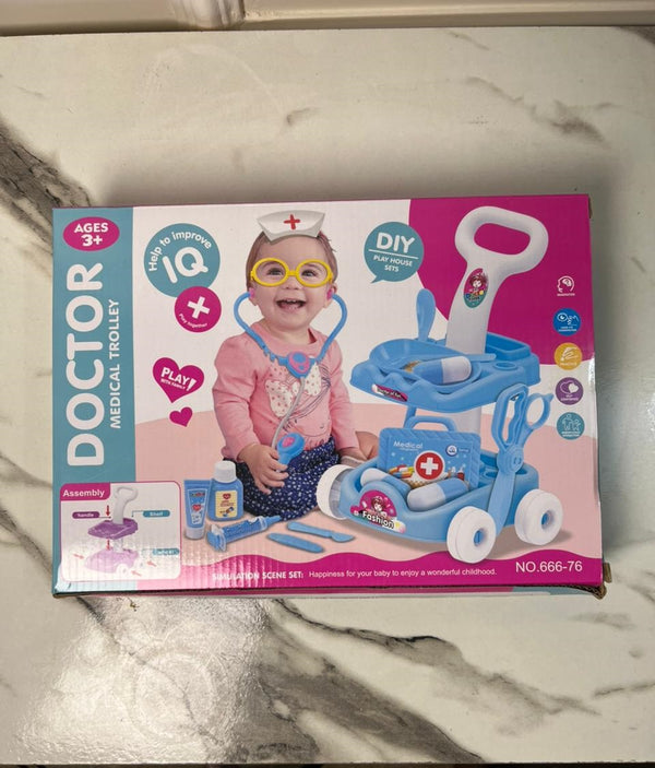 Doctor Set Kit with Trolley and Accessories