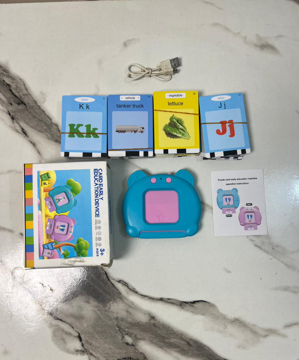 Rechargeable Card Early Education Device with Flash Cards