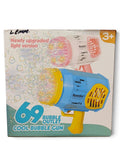 69 Holes Cell Operated Big Size Bazooka Bubble Gun