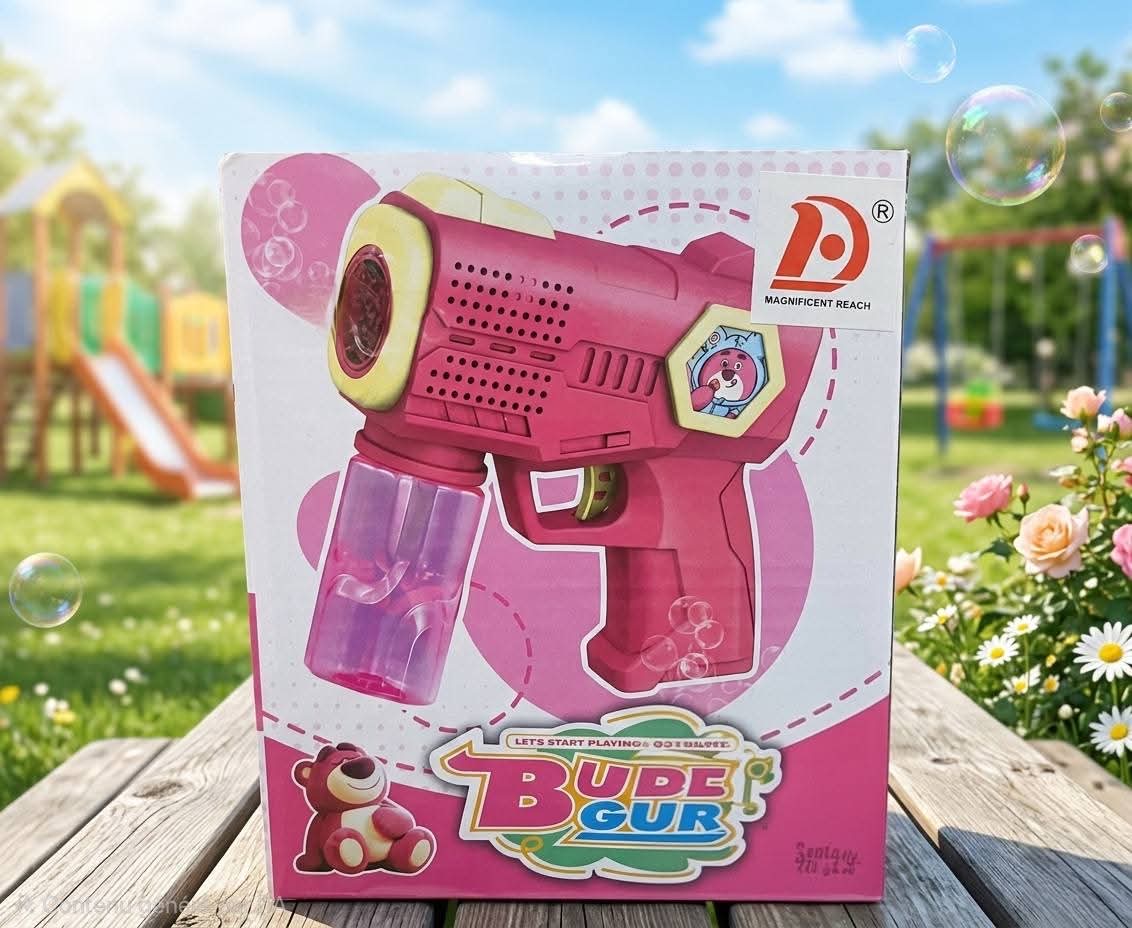 Kids Cell Operated Bubble gun toy.