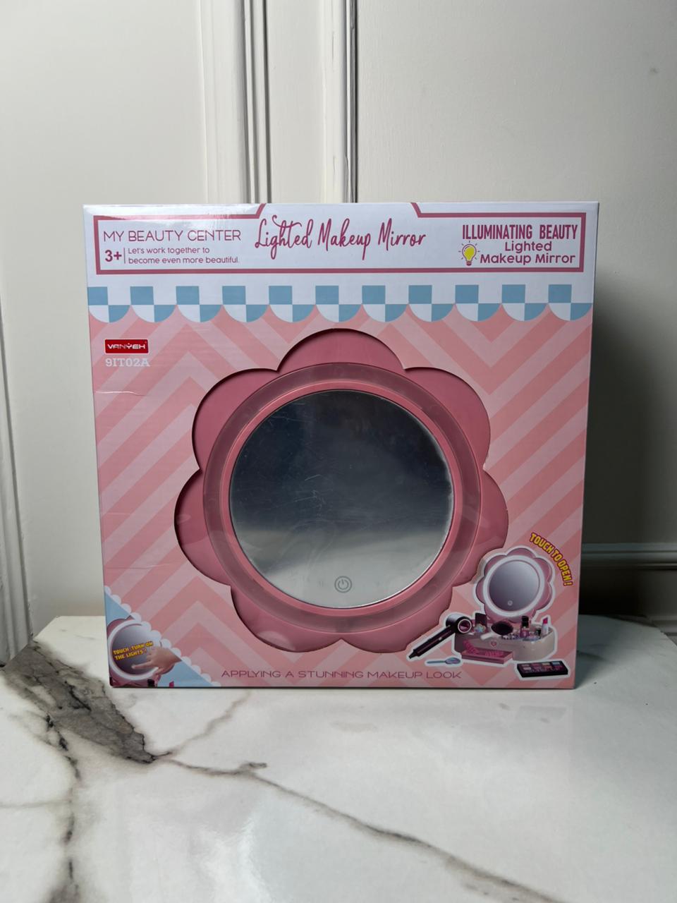 Lighted Makeup Mirror with Accessories