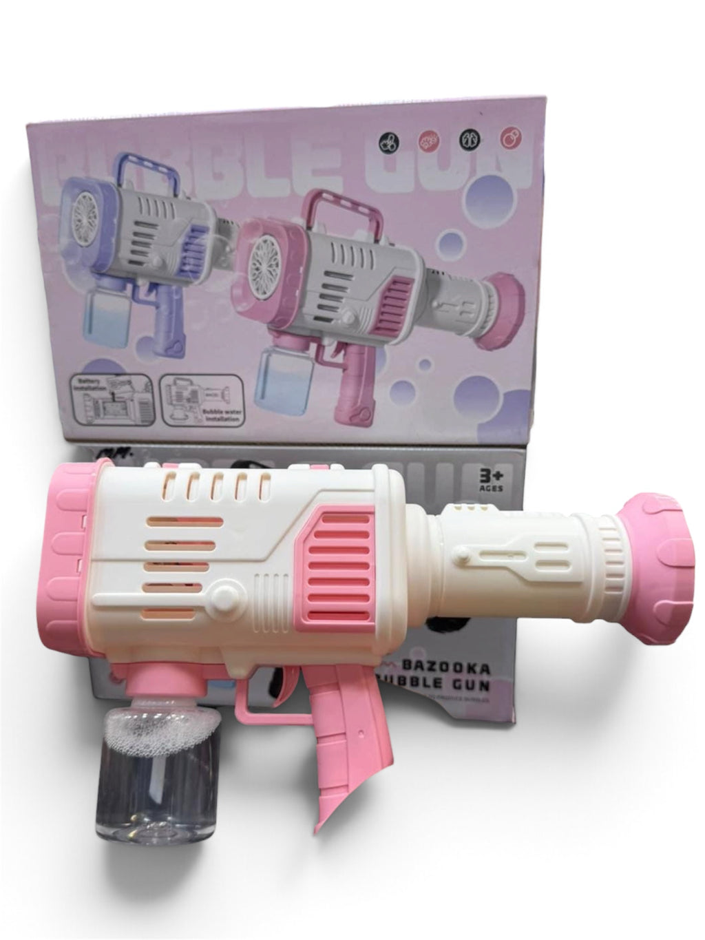 Kids Electric Bubble Gun Machine | Automatic Bubble Blower with Bubble Solution Tank – Outdoor Fun Toy for Kids.