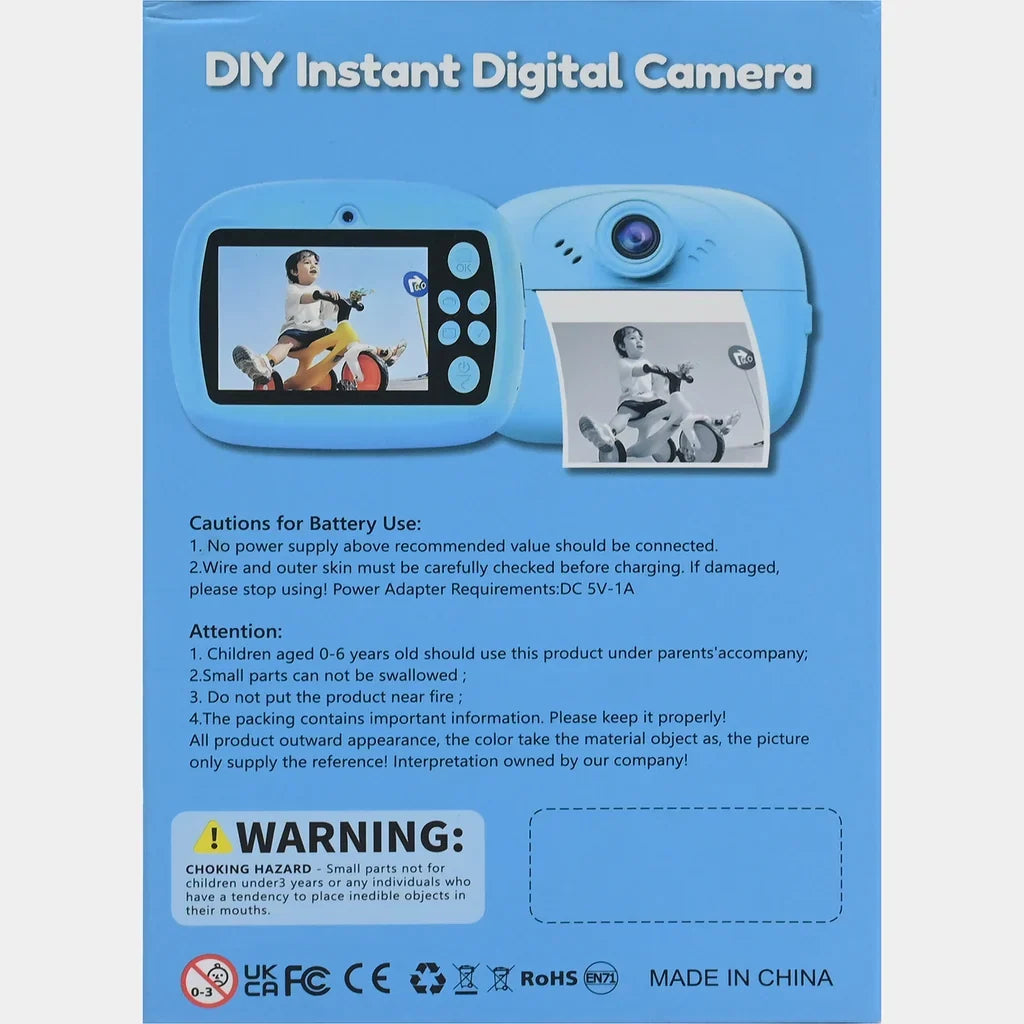 DIY Instant Digital Printing Camera For Kids