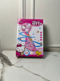 Hello kity slide track with lights and music rechargeable