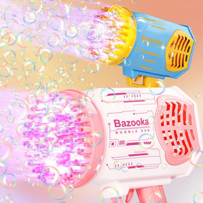 69 Holes Cell Operated Big Size Bazooka Bubble Gun