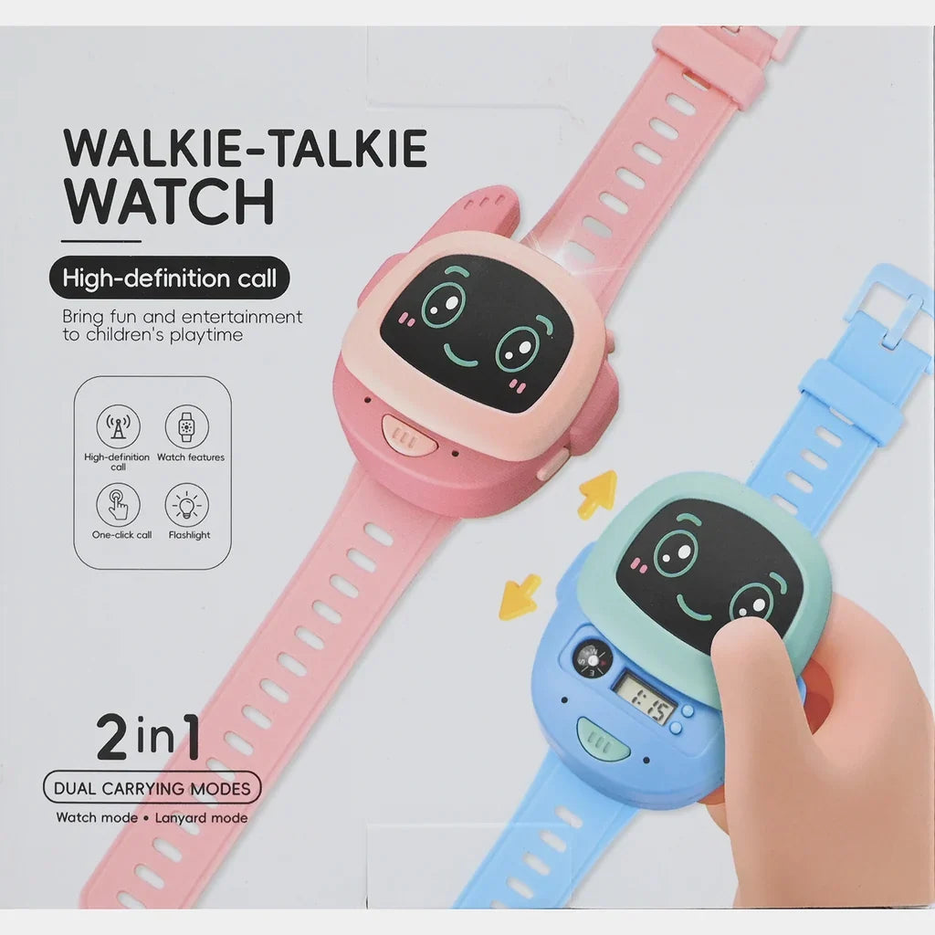 KIDS 2-IN-1 WALKIE-TALKIE WATCH SET