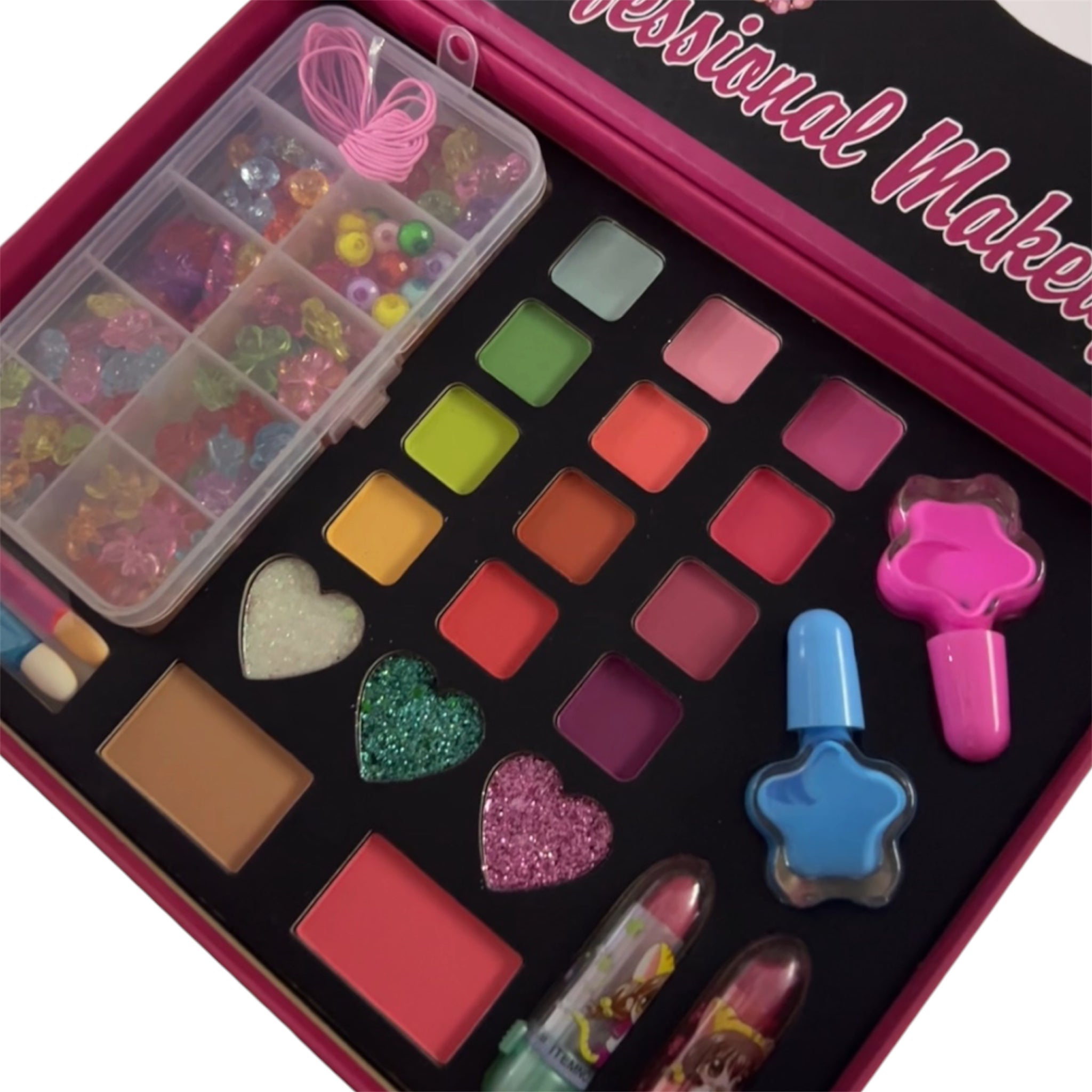 Shining beads 2 in 1 makeup set