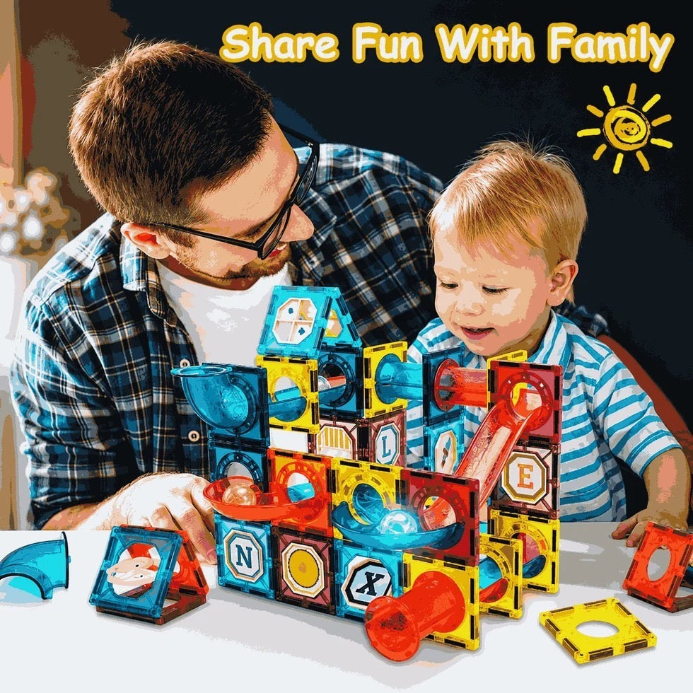 Magnetic Pipe Building Blocks 42 pcs